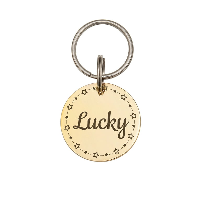 Dog Tag Key Ring