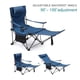 thumbnail image 4 of Sillón reclinable Silla de camping plegable 2 en 1, sillón reclinable ajustable portátil con reposap TOMSHOO Sillón reclinable, 4 of 7