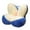 Blue, variant on Lume Wear Shape Seat Cushion for Floor And Home Sofa. An Ergonomic Design Floor Pad for Comfortable Sitting on Hard Surfaces Or Low Seats