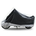thumbnail image 2 of Unique Bargains 180T Rain Dust Motorcycle Cover Silver&Black Outdoor for Harley Davidson XXL, 2 of 4