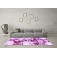 thumbnail image 3 of Ahgly Company Indoor Square Abstract Purple Modern Area Rugs, 7' Square, 3 of 4