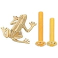 thumbnail image 3 of LOLIPPYY Brass Animal Knobs - Decorative Frog Drawer Pulls, Unique 3D Single Hole Handles for Bedroom, Bathroom Cabinets, Furniture Hardware, 3 of 7
