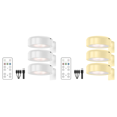 thumbnail image 1 of Luces Imágenes 3 PCS para LED Recargables Pared Con Remoto () Blanco, 1 of 7