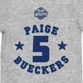 thumbnail image 2 of WNBPA Paige Bueckers 5 Girl's Athletic Heather Crew Neck Short Sleeve T-shirt-Medium, 2 of 3