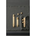 thumbnail image 3 of Goo-Ki Double Cabinet Knobs(Dia 1.2 Inch) with Backplate（7.6 Inch Hole Centers),Champgne Bronze Cabinet Hardware with Solid Zinc Material - 2 Pack, 3 of 7