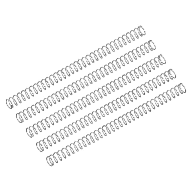 Unique Bargains Compression Spring, 5Pcs 304 Stainless Steel, 3.5mm OD, 0.2mm Wire, 45mm Length