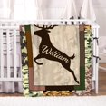thumbnail image 2 of Custom Deer Blankets Gifts for Birthday Son Daughter Brother Friends On Bed Sofa,Personalized Premium Flannel Blankets for Christmas Thanksgiving, All Season Use 30''''x 40'''' -XS, 2 of 6