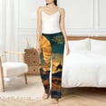thumbnail image 4 of Vsdgher Sunset Desert Journey Women’s Womens Pajama Pants, Lounge Wide Leg PantsLounge Pants,Sleep Bottoms, Lounge for Women-X-Large, 4 of 6