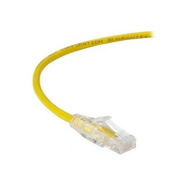 BLACK BOX C6APC28-YL-03 CAT6A 500-MHZ STRANDED ETHERNET PATCH CABLE - UNSHIELDED (UTP), CM PVC, SNAGLESS