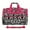 Pink Trim Damask, variant on CalBags Fashion Prints 19-inch Duffel Bag, Surf