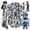 3A-50pcs, variant on 35pcs-50pcs Cartoon Police Stickers Officer Funny Stickers Law Kids Stickers for Laptops Notebooks Suitcases