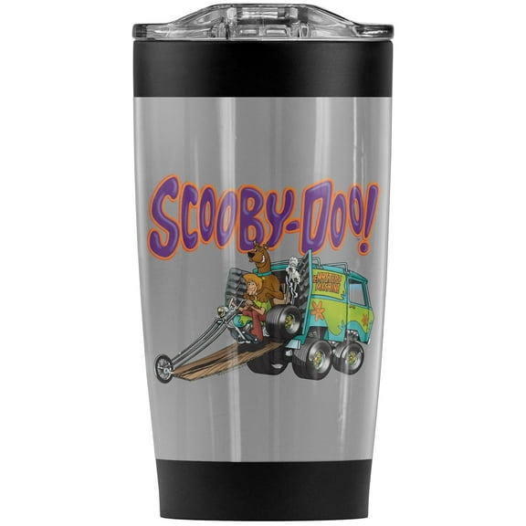 Scooby Doo Chopper Stainless Steel Tumbler 20 oz Coffee Travel Mug/Cup, Vacuum Insulated & Double Wall with Leakproof Sliding Lid | Great for Hot Drinks and Cold Beverages