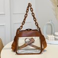 thumbnail image 3 of Sac pour Femmes Simple Demi-Lune Sac Souple en PU Mode Mini Sacs pour Dame Sac de Voyage Décontracté, 3 of 9