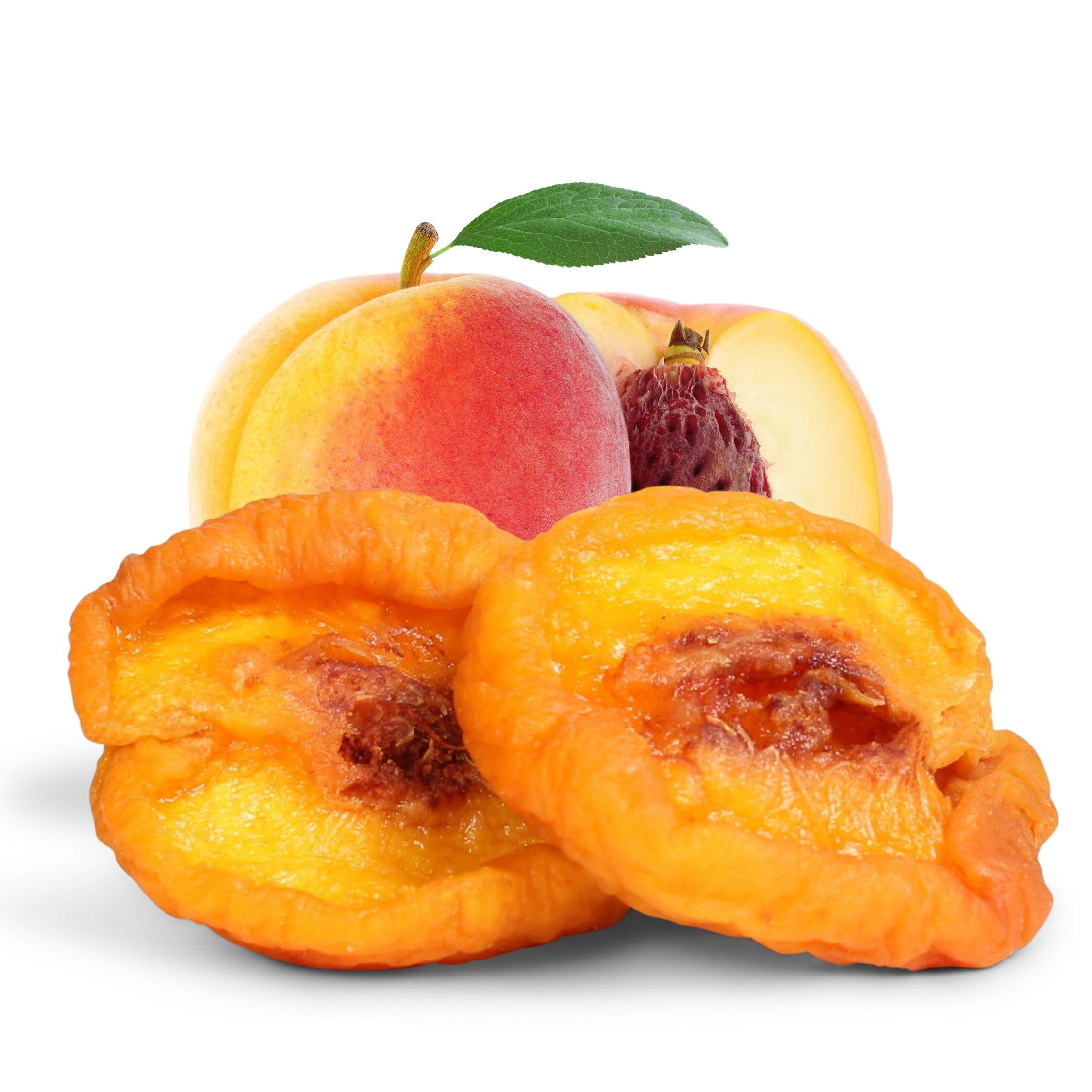 Dried Peaches by It's Delish, 36 OZ Jumbo Reusable Container  Naturally Sweet Peach Slices, No Sugar Added, Bulk Dried Fruit Healthy Snacks Fresh and Dry Sliced Peaches Snack  Vegan, Kosher