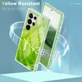 thumbnail image 3 of Dteck for Samsung Galaxy S24 Ultra Case, Slim Fit Anti-Yellow Shockproof Soft TPU Bumper + Hard Front Cover [No Screen Protector] Hybrid Protective Case for Samsung Galaxy S24 Ultra,Green, 3 of 10