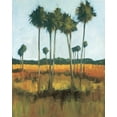 thumbnail image 2 of Pulliam, Mark 20x24 Black Ornate Wood Framed with Double Matting Museum Art Print Titled - Tall Palms II, 2 of 4