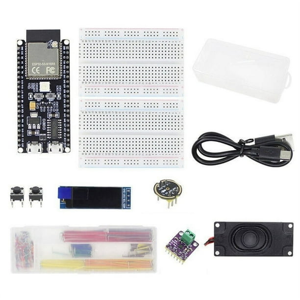 Kit de Placa de Desarrollo de Chatbot con Inteligencia Artificial ESP32-S3 N16R8 Placa Base con Interfaz de Tipo Mini con Voz e Inteligencia Artificial