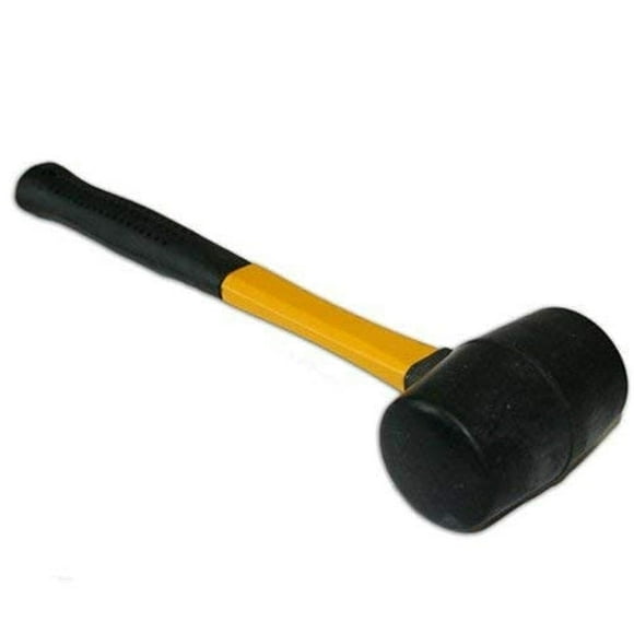 Wideskall Poignée en Fibre de Verre 8 oz Marteau en Caoutchouc