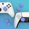 thumbnail image 6 of PlayVital Thumbs Cushion Caps Thumb Grips for ps5, for ps4, Thumbstick Grip Cover for Xbox Series X/S,for Xbox One, Elite Series 2, for Switch Pro Controller - Light Purple & Aqua Blue, 6 of 7