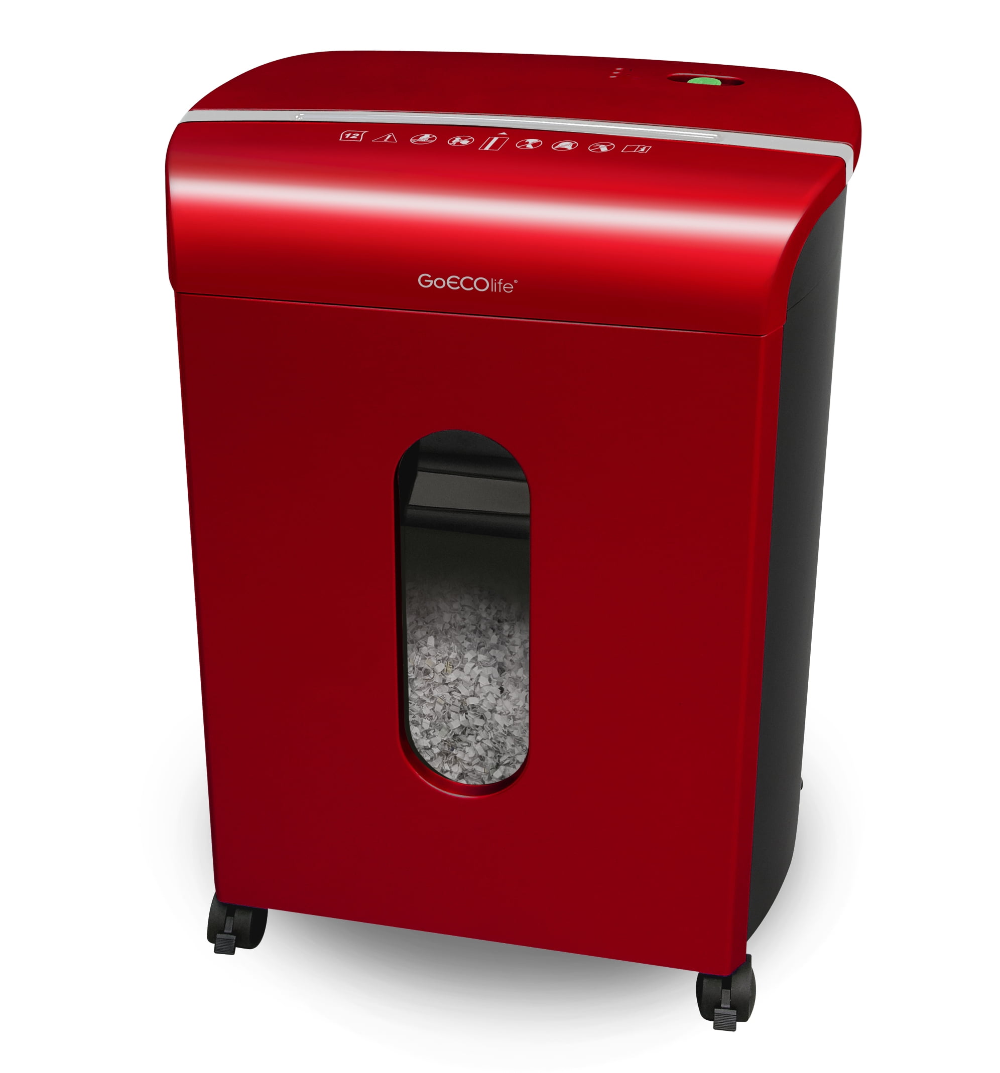 GoECOlife GMW124PRED Limited Edition 12 Sheet Microcut Paper Shredder