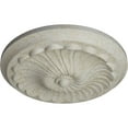 thumbnail image 3 of Ekena Millwork 12 1/4"OD x 2 1/4"P Flower Spiral Ceiling Medallion (Fits Canopies up to 2"), Hand-Painted Pot of Cream Crackle, 3 of 8