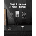 thumbnail image 3 of Cargador 2 en 1 de 35W Ugreen Nexode 1 Usb-C, 1 Usb-A de Carga Rápida, 3 of 5