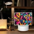 thumbnail image 6 of Hirioo Vibrant Graffiti Urban Art for Rectangular Acrylic with Night Light Best Gifts for Lover Girl Mom, Valentine's Day Anniversary Birthday Wedding Present, 6 of 9