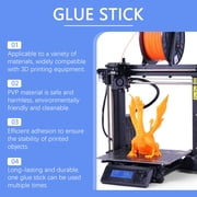 Glue for 3D Printing - Versatile 25ml Filament Sticks with High Adhesion and Easy Clean for Various Hotbed Materials