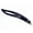 Black, variant on Joernso Curve Stainless Steel Hollowed Leaf Eyebrow Tweezer Women Hair Remove Clip Tool