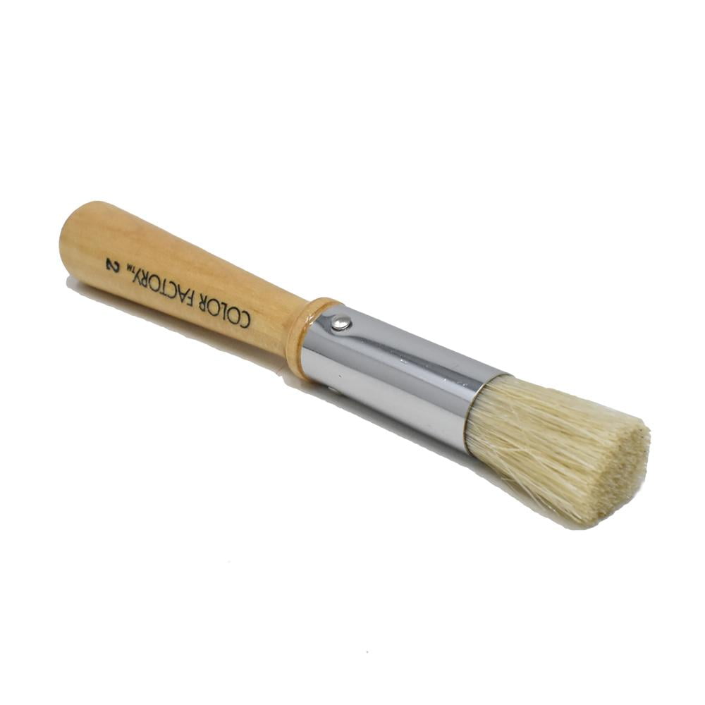 Wooden Stencil Brush 2, 43/4Inch
