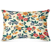 Bestwell Pretty Flower Pillowcase Queen Size, Super Soft Pillow Shams Covers, Plush Cozy Pillow Cases with Zipper, 20" X 30"168