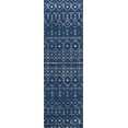 thumbnail image 3 of Madison Transitional 2' x 10' Navy and Cream Polypropylene Indoor Area Rug, 3 of 9