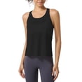 thumbnail image 2 of Workout Tank Tops Woman Lightweight Breathable Scoop Neck Racerback Loose Fit Sleeveless Shirt Athletic Yoga Gym Tanks, 2 of 9
