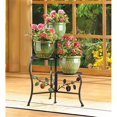 thumbnail image 1 of Zingz & Thingz 39857 Apple Cart Tri-Level Plant Stand, 1 of 2