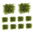 thumbnail image 1 of 10x mechones de hierba, modelo de hierba de racimo de flores en miniatura, mini césped artificial ferroviario para la construcción de paisajes modelo Amarillo, 1 of 8
