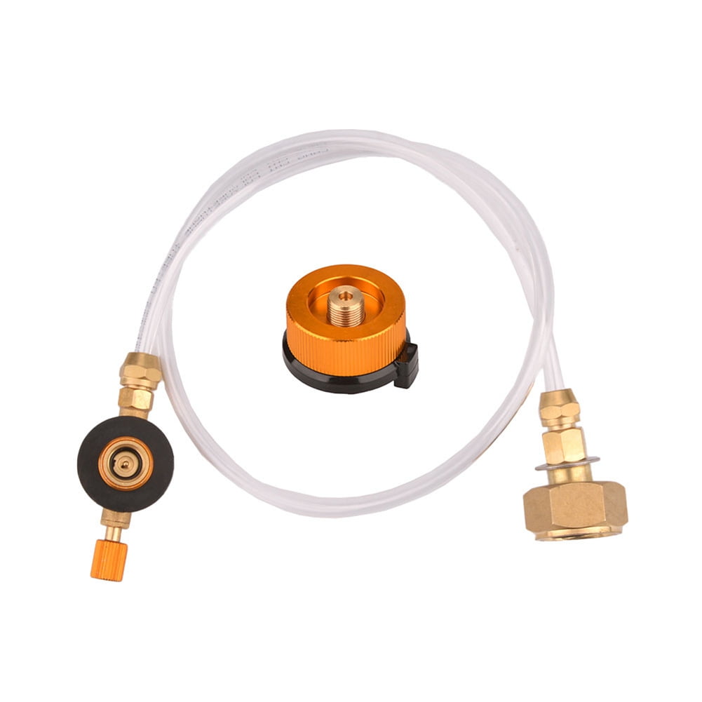 Gas Stove Propane Refill Adapter LPG Flat Cylinder Tank Coupler