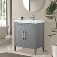 thumbnail image 2 of Vanity Art 30” Single Sink Bathroom Vanity Cabinet with Ceramic Countertop, 2 of 12