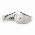 thumbnail image 4 of Stainless Steel CZ Ring Size: 7; for Adults and Teens; for Women and Men, 4 of 7