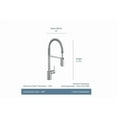 thumbnail image 3 of Moen Align Spot Resist Stainless One-Handle Pre-Rinse Spring Pulldown Kitchen Faucet, 3 of 7