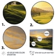 thumbnail image 3 of Designart "Dawn on the Putt Golfing Tranquility I" Sports Floater Framed Canvas Art Print, 3 of 7