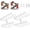 2 Pack White, variant on ABPETE Floating Shoe Display Shelves,H-Type Sturdy Levitating Wall Shelf, Sneaker Holders for Shoe Collectors & Advertising Exhibitions(2-Pack White)