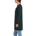 thumbnail image 2 of Matty M Womens Chenille Cardigan Sweater Hunter Large, 2 of 3