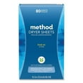 Method Fabric Softener Dryer Sheets, Fresh Air Scent, Laundry Clothes
