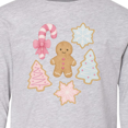 thumbnail image 4 of Inktastic Gingerbread Cookies and Christmas Candy Long Sleeve Youth T-Shirt, 4 of 5