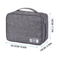 thumbnail image 2 of Electronic Organizer Travel  Cable Organizer Cable Cord Bag Electronics, 2 of 2