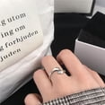 thumbnail image 4 of Qarigey Anillo de abrazo de pareja, anillo de abrazo de amor de Plata de Ley 925, anillo abierto ajustable Retro, regalo para mujer, madre, esposa, Ropa, zapatos y accesorios Miscelánea Plata, 4 of 6