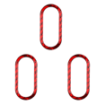 thumbnail image 1 of 3X Cubierta de Luz de Advertencia Interior de Fibra de Carbono Roja para F55 F56 Countryman F60, 1 of 5