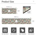thumbnail image 3 of Yayeee Faucet Mat for Kitchen Sink 30" Diatomite Long Splash Guard Pad, Colorful Water Lilies Pattern, 2 Pack, 3 of 7
