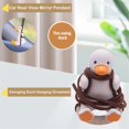 thumbnail image 4 of Swinging Duck Hanging Ornament, Cute Swing Duck on Car Rear View Mirror Pendant, Swing Duck Decor, Swing Duck, Type B, 4 of 5