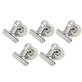thumbnail image 4 of Round Magnet Clip, 5Pcs Magnetic Clips Powerful Magnetic Clip  For Industrial Supplies Silver, 4 of 8